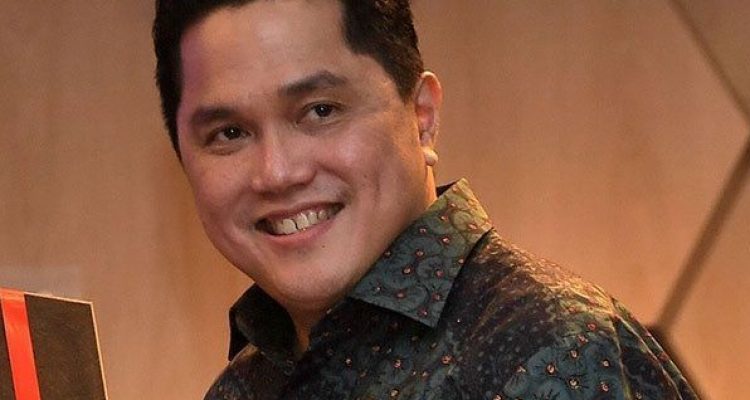 Teks: Menteri BUMN yang juga Ketua Umum (Ketum) PSSI, Erick Thohir.(Ist)