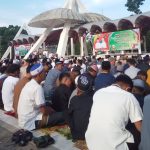 TEKS FOTO: Pemerintah kota Tanjung Balai menggelar pelaksanaan Sholat Idul Fitri 1444 H/ 2023 M, di Lapangan Sultan Abdul Jalil Rahmadsyah, Jalan Pahlawan, Kelurahan Pantai Burung, Kecamatan Tanjung Balai Selatan, Kota Tanjung Balai, Sabtu (22/04/2023), pukul 07.00 WIB.(Ist)