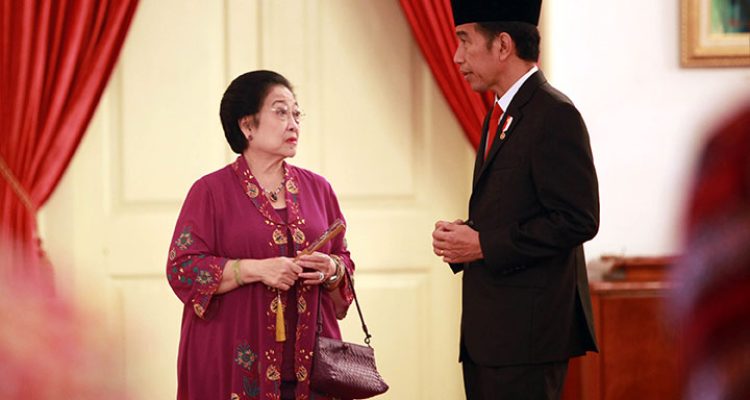 Teks Foto : Presiden Jokowi dan Ketua Umum PDIP Megawati saat bertemu.(Ist)