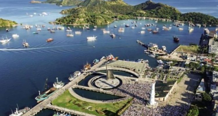 Teks: Kawasan Waterfront Marina yang akan digunakan sebagai venue untuk rangkaian acara ASEAN Summit di Labuan Bajo, Nusa Tenggara Timur.(Ist)