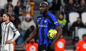 Teks: Lukaku mendapat pelecehan bernada rasis saat melawan Juventus. (Foto: Mondadori Portfolio via Getty Im/Mondadori Portfolio)