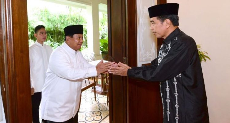 TEKS FOTO: PRESIDEN Joko Widodo menyebut nama Prabowo Subianto jadi salah satu bakal calon wakil presiden potensial untuk menemani Ganjar Pranowo di Pemilu 2024.(Ist)