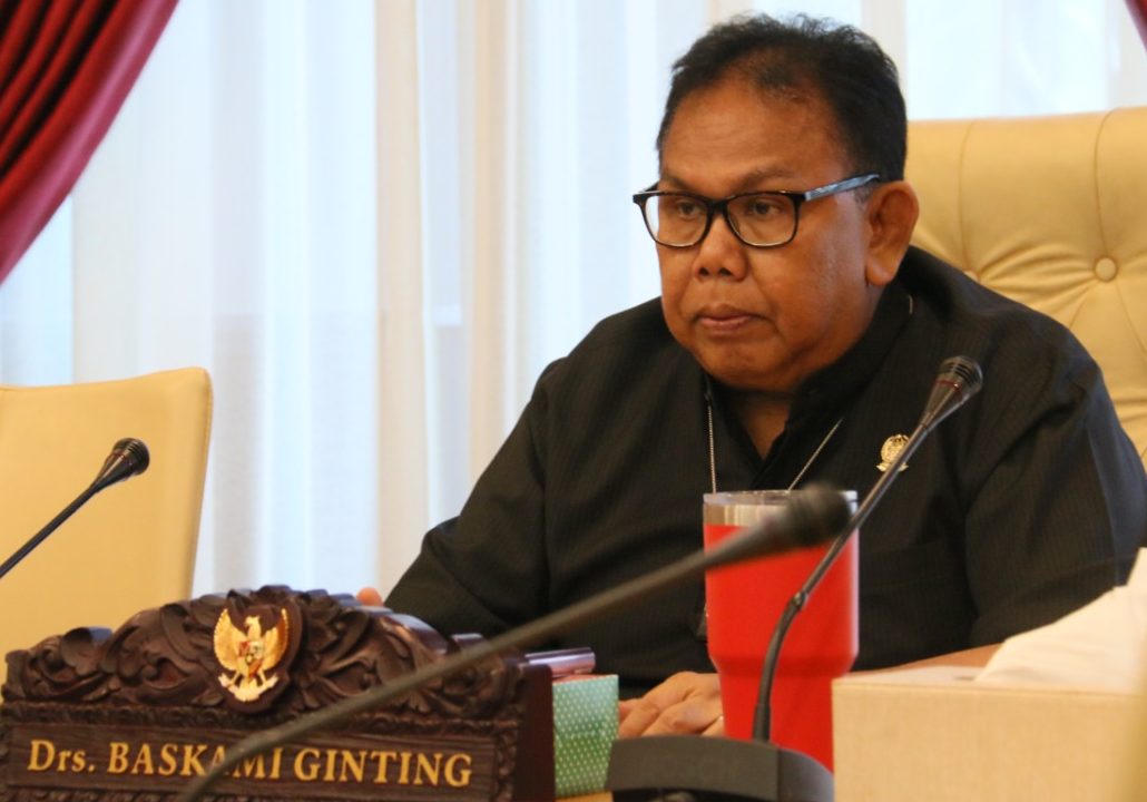 Ketua DPRD Propinsi Sumatera Utara, Drs Baskami Ginting.(Dok)