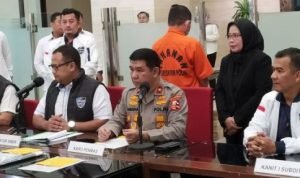 TEKS: Bareskrim Polri membeberkan kronologi kasus Peneliti brin Andi Pangerang di Kantor Bareskrim, Jakarta, Senin (1/5).(Ist)