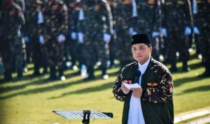 TEKS: MENTERI BUMN sekaligus Ketua Umum (Ketum) PSSI, Erick Thohir menjadi calon wakil presiden (cawapres) papan atas pilihan masyarakat versi Indopol.(Ist)