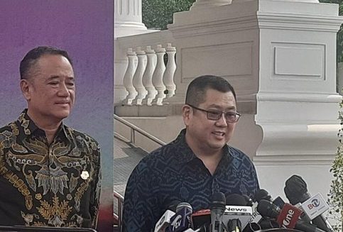 TEKS: Ketua Umum Perindo, Hary Tanoesoedibjo (HT), bertemu Presiden Joko Widodo (Jokowi) di Istana Kepresidenan, Jakarta Pusat. Hary Tanoe mendampingi rombongan Paguyuban Sosial Marga Tionghoa Indonesia (PSMTI) dari seluruh Indonesia.(Foto:Ist)