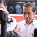 Presiden RI Joko Widodo saat memberikan keterangan pers