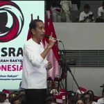 TEKS: Presiden Joko Widodo (Jokowi) saat menghadiri langsung acara puncak Musyawarah Rakyat (Musra) relawan Jokowi di Istora Senayan, Jakarta Pusat.(Foto:Ist)