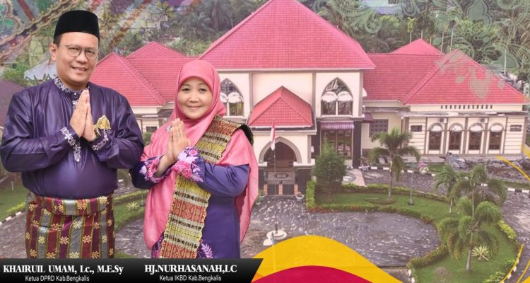 TEKS: Ketua DPRD Kabupaten Bengkalis H. Khairul Umam dan Istri.(Dok)