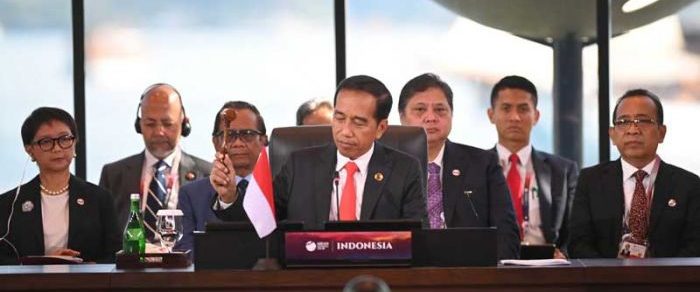 TEKS: Presiden Jokowi diagendakan memimpin sesi Retreat dan KTT Indonesia-Malaysia-Thailand Growth Triangle (IMT-GT).(Foto: informasiterpercaya.com)