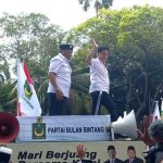 TEKS: Partai Bulan Bintang (PBB) mendaftarkan bakal calon legislatif (bacaleg) Pemilu 2024 ke KPU RI. Pendaftaran bakal caleg PBB ke KPU dipimpin Ketum PBB Yusril Ihza Mahendra.(Foto:Ist)