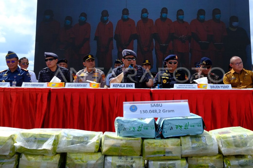 Badan Narkotika Nasional Republik Indonesia (BNN RI) mengakhiri Operasi Laut Interdiksi Terpadu Tahun 2023 di wilayah perairan Kalimantan Barat.