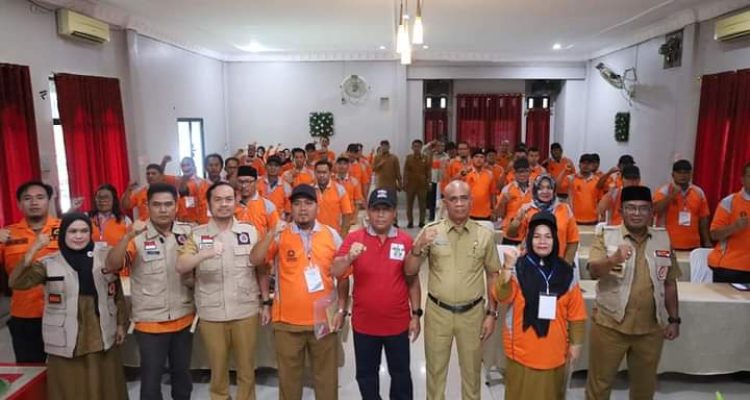 TEKS: BPBD Kota Tanjungbalai menyelenggarakan pelatihan dasar Pengkajian dan Perhitungan Kebutuhan Pasca Bencana (Jitupasna).(Foto:www.informasiterpercaya.com)