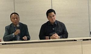 Ketum PSSI, Erick Thohir, menyebut Malaysia mungkin menjadi lawan Indonesia di FIFA Matchay bulan September.(Foto:www.informasiterpercaya.com)