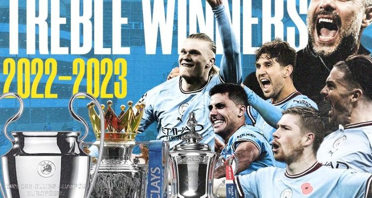 Manchester City menutup 2022/2023 dengan sempurna. Man City memastikan diri sebagai treble winners setelah tampil sebagai juara Liga Champions.
