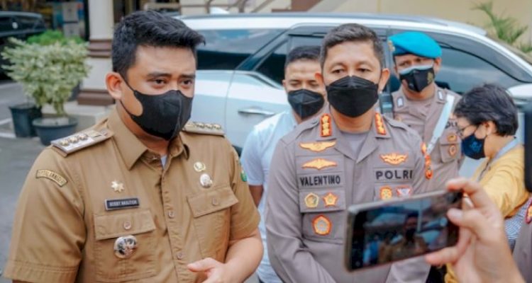 Wali Kota Medan Muhammad Bobby Afif Nasution saat memberikan keterangan pers terkait maraknya tindak kekerasan di jalanan yang meresahkan masyarakat akhir-akhir ini.(Foto:www.informasiterpercaya.com)