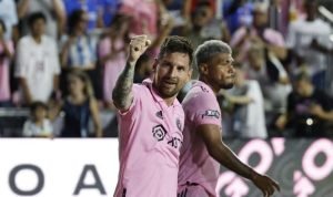 Sergio Aguero ikut senang melihat debut Lionel Messi di Inter Miami. Andai belum pensiun, Aguero yakin akan main bareng Messi.(Foto:www.informasiterpercaya.com) Sergio Aguero ikut senang melihat debut Lionel Messi di Inter Miami. Andai belum pensiun, Aguero yakin akan main bareng Messi.(Foto:www.informasiterpercaya.com)