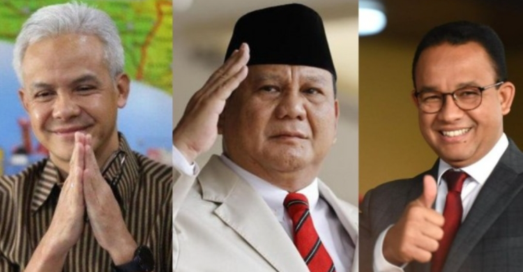 Tiga bakal capres, Ganjar Pranowo, Prabowo Subianto, dan Anies Baswedan akan menghadiri Rapat Kerja Nasional (Rakernas) XVI Asosiasi Pemerintah Kota Se-Indonesia (Apeksi).(Foto:www.informasiterpercaya.com)