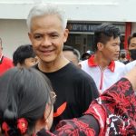 Bakal calon presiden (bacapres) PDIP Ganjar Pranowo hari ini berkunjung ke Art Jog di Museum Nasional Yogyakarta.(Foto:www.informasiterpercaya.com)