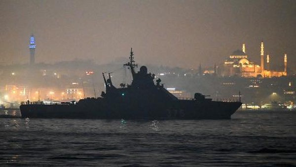 Kementerian Pertahanan Rusia mengklaim berhasil menggagalkan serangan drone laut Ukraina terhadap kapal Angkatan Laut dan kapal sipil Moskow di perairan Laut Hitam.(Foto:www.informasiterpercaya.com)