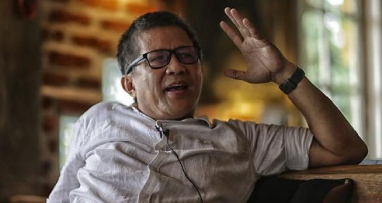 Rocky Gerung Dipolisikan Buntut Dugaan Hina Marga Laoly.(Foto:www.informasiterpercaya.com)