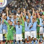 MANCHESTER City menjadi juara Piala Super Eropa untuk kali pertama, Kamis (17/8) dini hari WIB usai menang adu penalti atas Sevilla setelah kedua tim bermain imbang 1-1 di Athena.(Foto:www.informasiterpercaya.com)