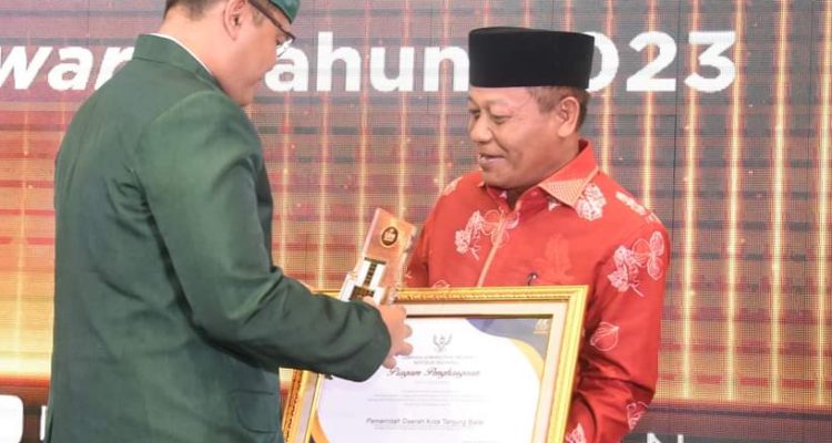 Pemko Tanjung Balai dapat penghargaan KIP dari Komisi Informasi Provinsi Sumatera Utara dalam ajang anugerah Keterbukaan Informasi Publik (KIP) tahun 2023.(Foto:www.informasiterpercaya.com)