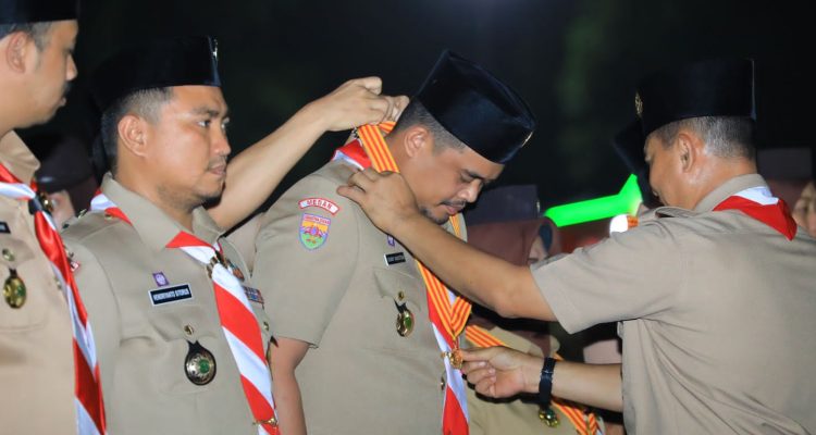 Wali Kota Medan Bobby Nasution Terima Penghargaan Lencana Melati.(Foto:www.informasiterpercaya.com)