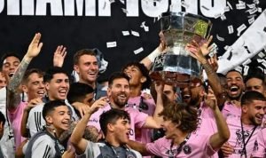 Inter Miami Juara Leagues Cup 2023, Messi Rebut Trofi Perdana di AS.(Foto:www.informasiterpercaya.com)