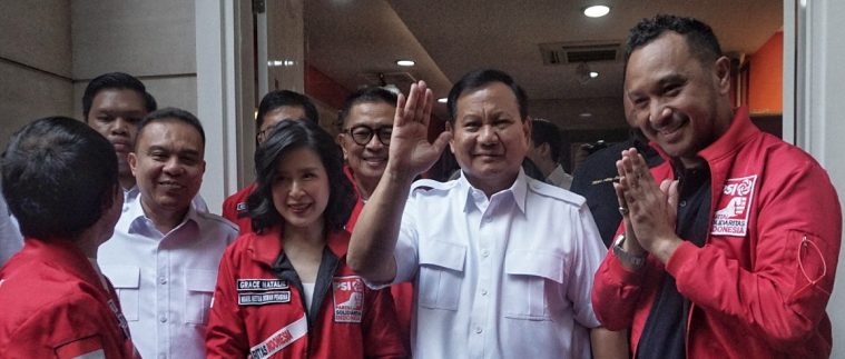 PARTAI Solidaritas Indonesia (PSI) telah melakukan pertemuan dengan Ketua Umum Partai Gerindra Prabowo Subianto.(Foto:www.informasiterpercaya.com)