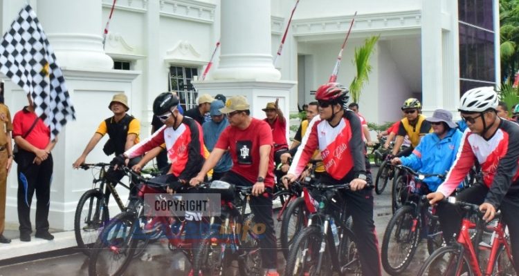 Meriahkan HUT Kemri Ke-78, Pemkab Nias Laksanakan Kegiatan Sepeda Santai.(Foto:www.informasiterpercaya.com)