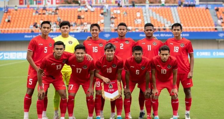 Timnas Indonesia U-24 akan menghadapi laga penentuan melawan Korea Utara di Asian Games 2023 pada hari ini.(Dok)