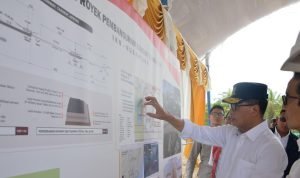 Menteri Perhubungan (Menhub) Budi Karya Sumadi meninjau lokasi bakal bandara dan pelabuhan yang ada di Ibu Kota Nusantara (IKN). (Dok)