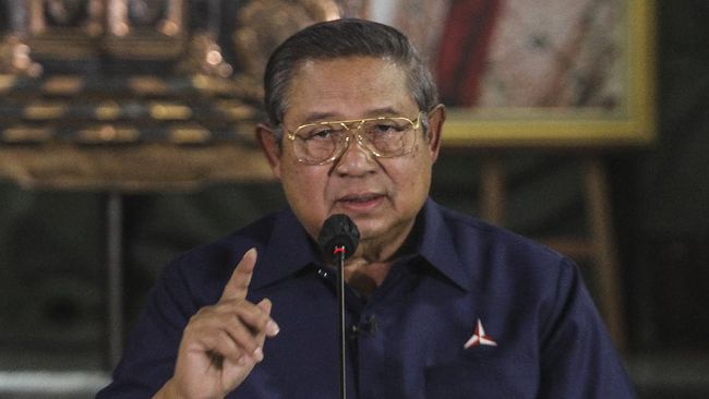 Ketua Majelis Tinggi Partai Demokrat Susilo Bambang Yudhoyono (SBY) akan memimpin rapat di Cikeas hari ini.(Dok)