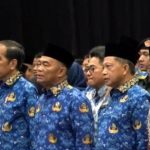Presiden Jokowi menghadiri pembukaan Rakernas Korpri 2023. (dok)
