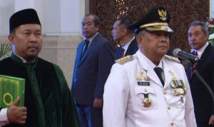 Presiden Joko Widodo (Jokowi) melantik Edy Afrizal Natar Nasution menjadi Gubernur Riau.(Dok)