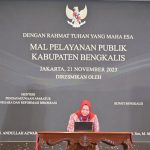 Mal Pelayanan Publik (MPP) Kabupaten Bengkalis saat Diresmikan MenPAN RB RI Abdullah Azwar Anas, terlihat Bupati Bengkalis Kasmarni hadir pada peresmian tersebut di Jakarta. (Dok)