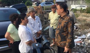 Ketua DPRD Medan, Hasyim SE Tinjau Warga Jalan Sebarau Tolak Pembangunan TPS Permanen