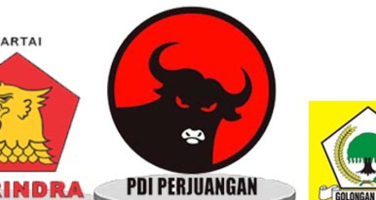 Survei IPS: Gerindra 22,1%, PDIP 18,8%, Golkar 9,8%