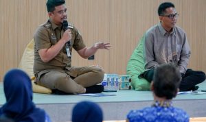 Wali Kota Medan, Bobby Nasution saat hadiri Talk Show