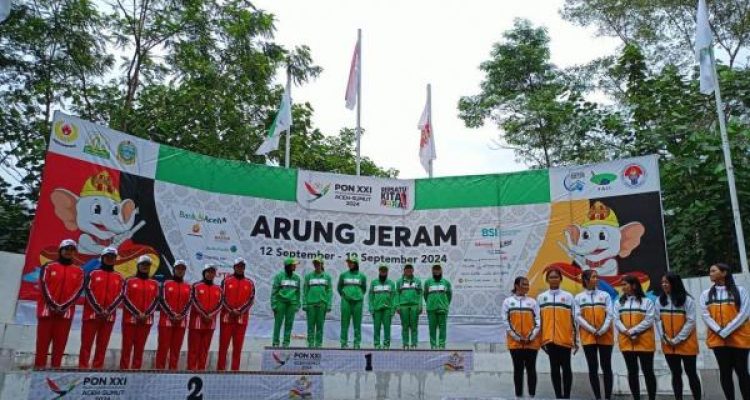 Atlet Arung Jeram Sumut Bawa 2 Medali Emas, 2 Perak dan 1 Perunggu