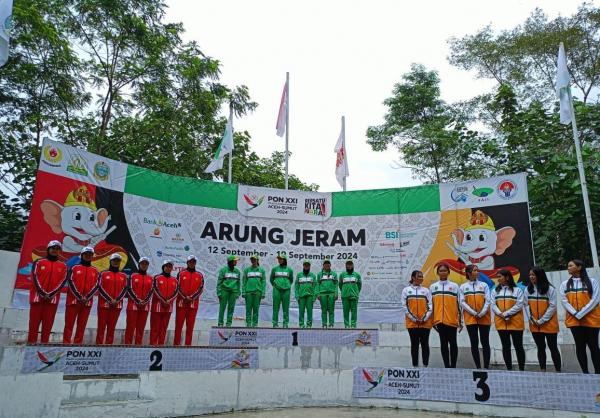 Atlet Arung Jeram Sumut Bawa 2 Medali Emas, 2 Perak dan 1 Perunggu