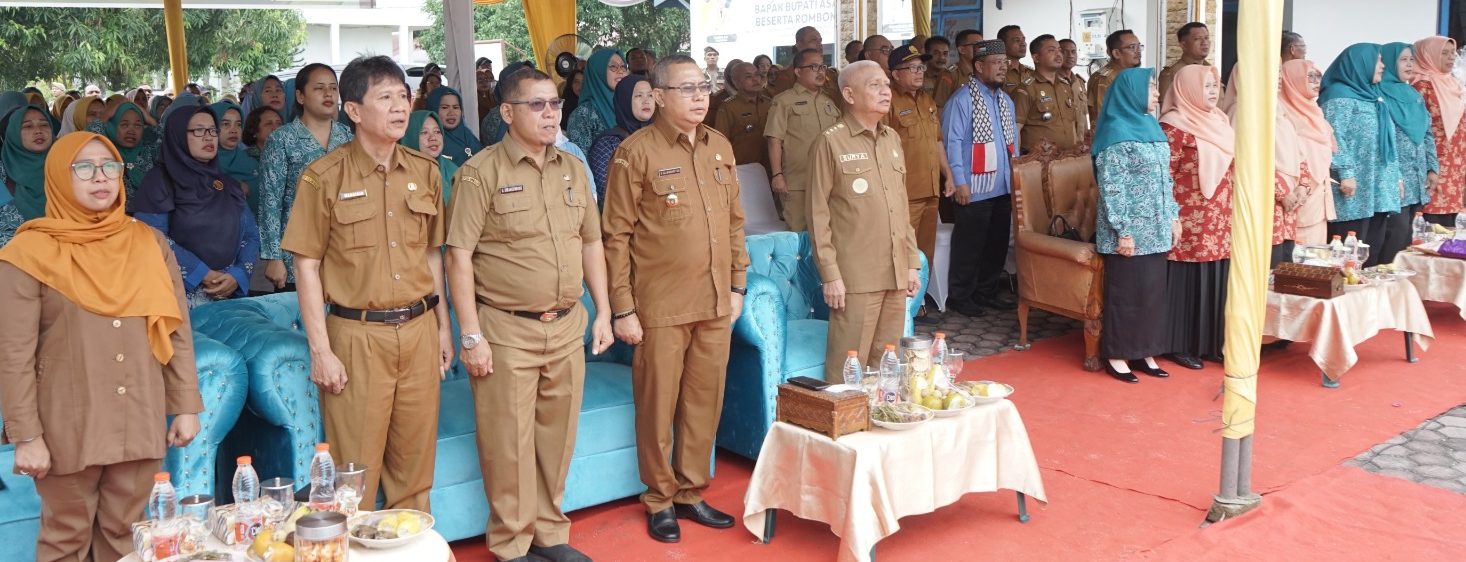 Bupati Asahan Surya, membuka Lomba Cipta Menu Beragam, Bergizi, Seimbang dan Aman (B2SA) Berbasis Sumber Daya Lokal Kabupaten Asahan, di Halaman Kantor Dinas Ketahanan Pangan (Ketapang) Kabupaten Asahan, Selasa (10/09/2024).