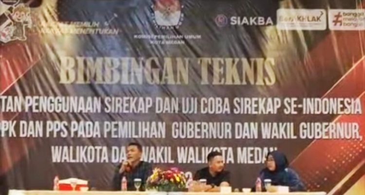 KPU Medan Gelar Bimtek Lanjutan Penggunaan Sirekap