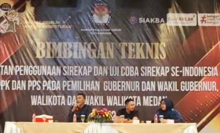 KPU Medan Gelar Bimtek Lanjutan Penggunaan Sirekap