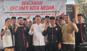 Diabadikan bersama usai deklarasi dukungan paslon no.2 untuk Wali Kota Medan