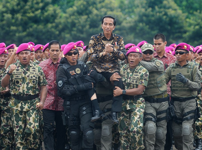 Jokowi Sampaikan Terima Kasih untuk TNI