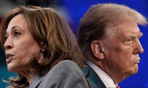 Calon Presiden (Capres) Partai Demokrat Kamala Harris bersaing ketat dengan Donald Trump, capres dari Partai Republik.