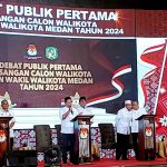 Debat Perdana Paslon Wali Kota Medan dan Wakil Wali Kota Medan berjalan lancar. (Dok)